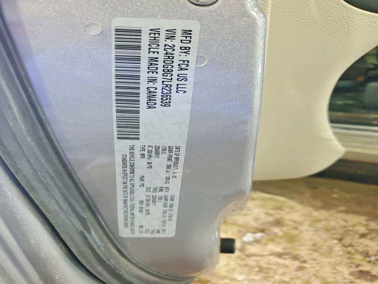 2020 Dodge Grand Caravan se