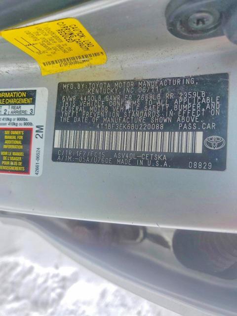 2011 Toyota Camry Base