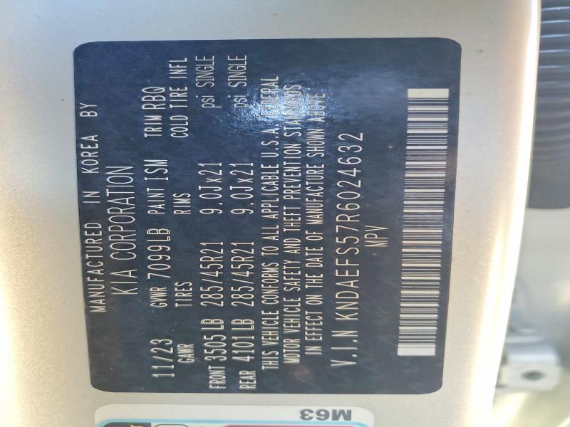 2024 KIA EV9 gt Line