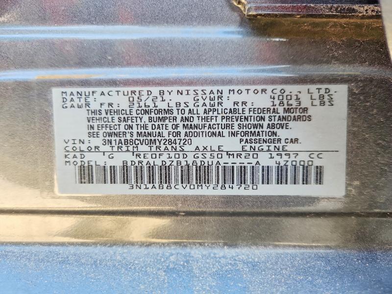 2021 Nissan Sentra sv