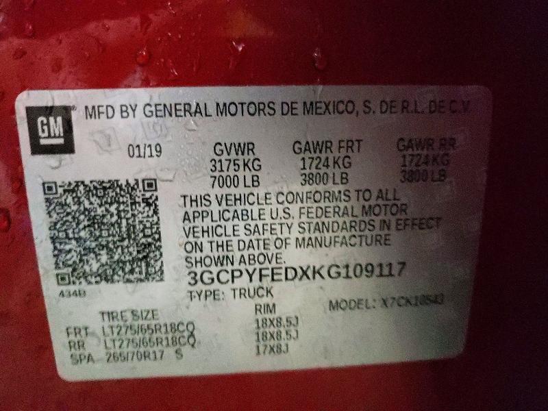 2019 Chevrolet Silverado K1500 LT Trail Boss