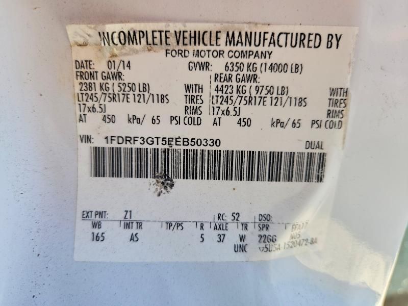 2014 Ford F350 Super Duty BOX Truck