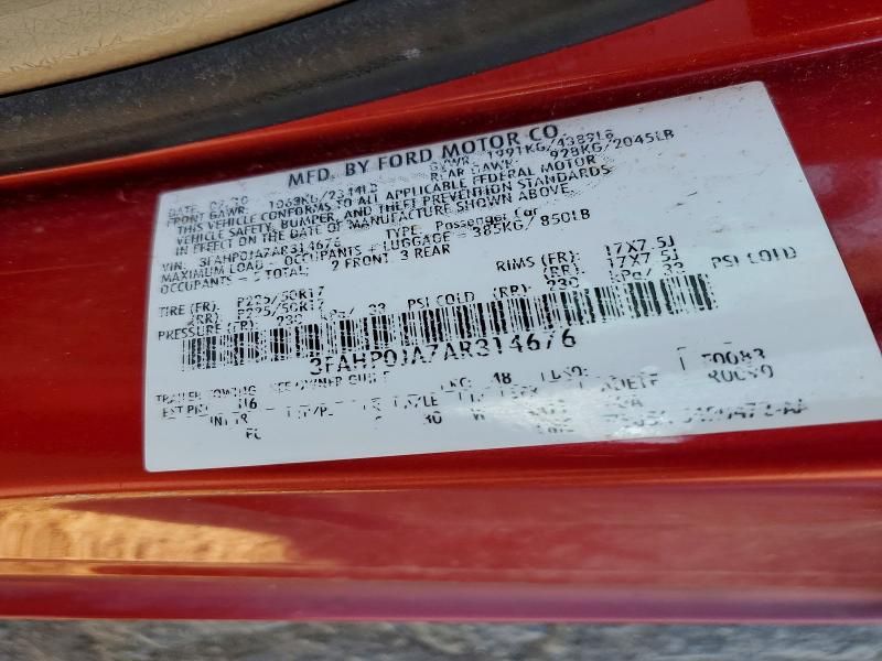 2010 Ford Fusion sel