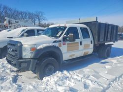 Salvage cars for sale from Copart Glassboro, NJ: 2015 Ford F450 Super Duty Flatbed Truck
