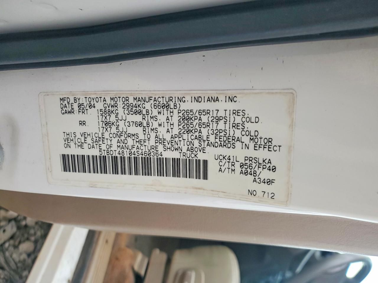 2004 Toyota Tundra Double cab Limited