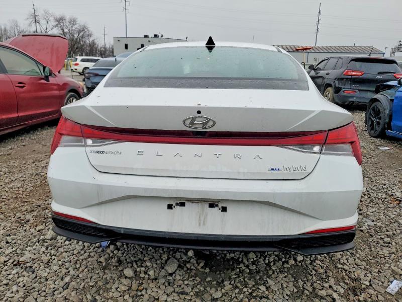2021 Hyundai Elantra Hybrid Blue