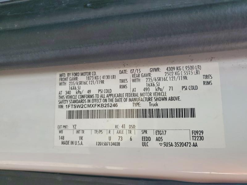 2015 Ford Transit T-350 Refrigerated Delivery van