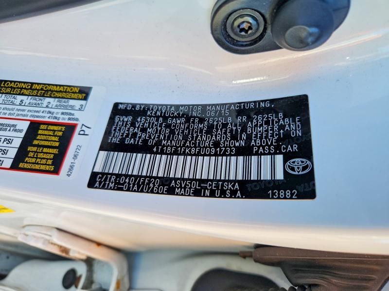 2015 Toyota Camry le