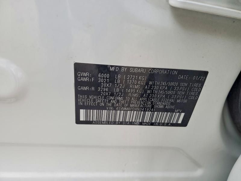 2022 Subaru Ascent Limited