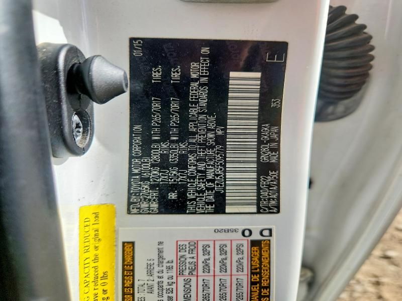 2015 Toyota 4runner SR5