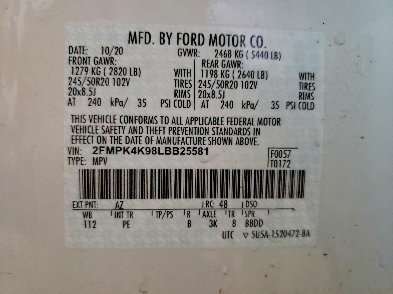 2020 Ford Edge Titanium