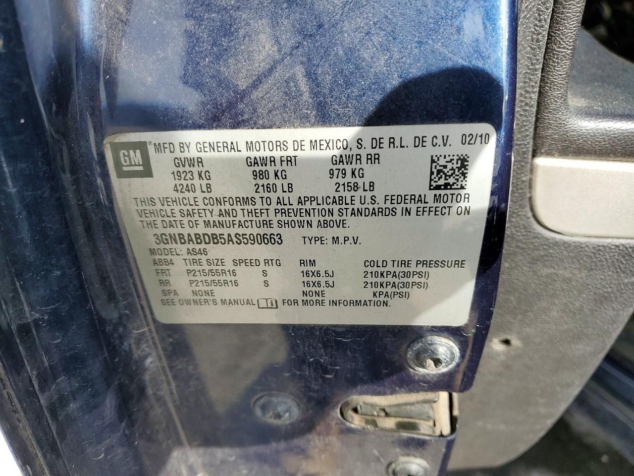 2010 Chevrolet Hhr lt