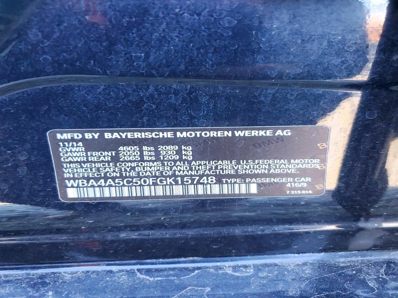 2015 BMW 428 i Gran Coupe