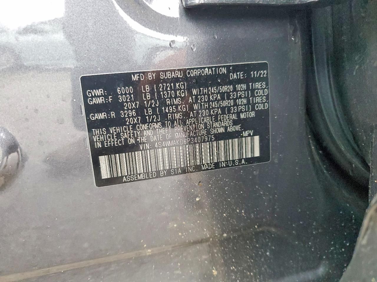 2023 Subaru Ascent Limited