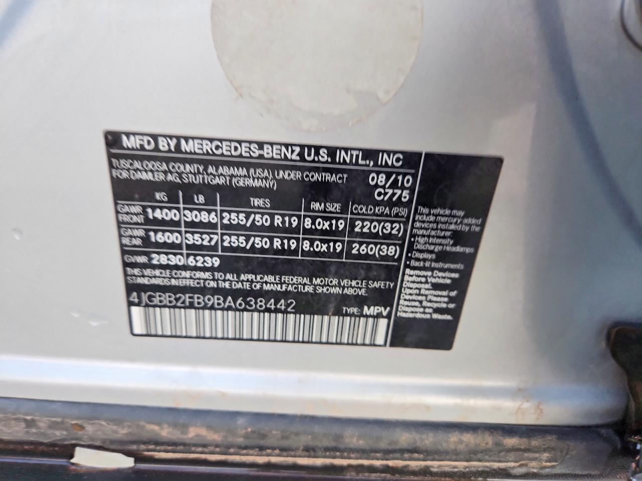 2011 Mercedes-Benz Ml 350 Bluetec