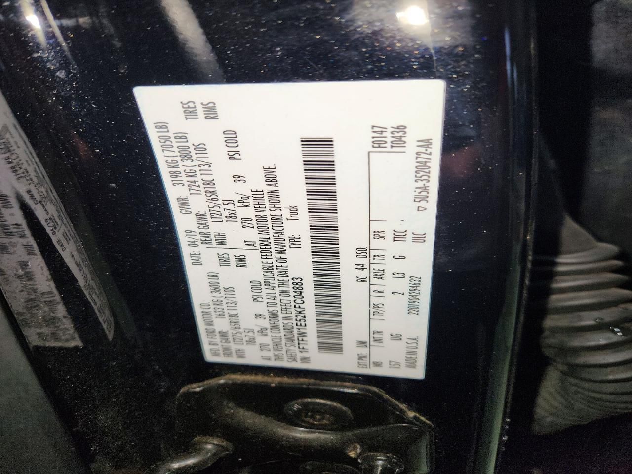 2019 Ford F150 Supercrew