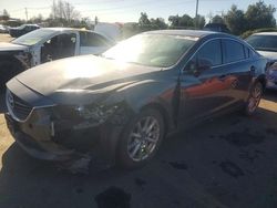Mazda 6 salvage cars for sale: 2015 Mazda 6 Sport