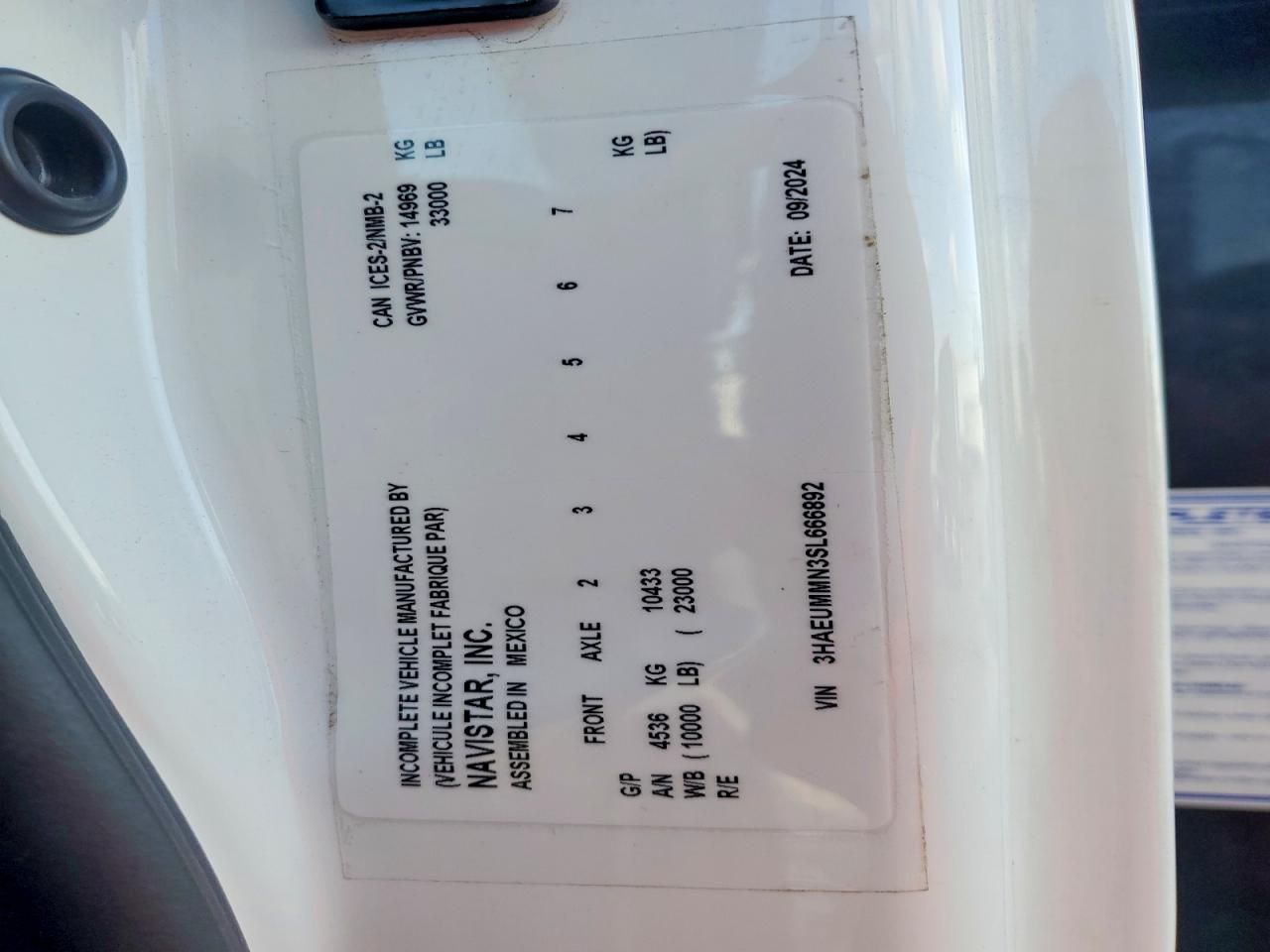 2025 International MV607 Flatbed Truck