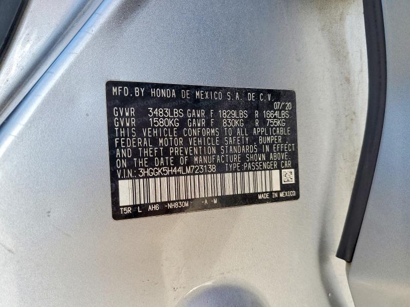 2020 Honda Fit lx