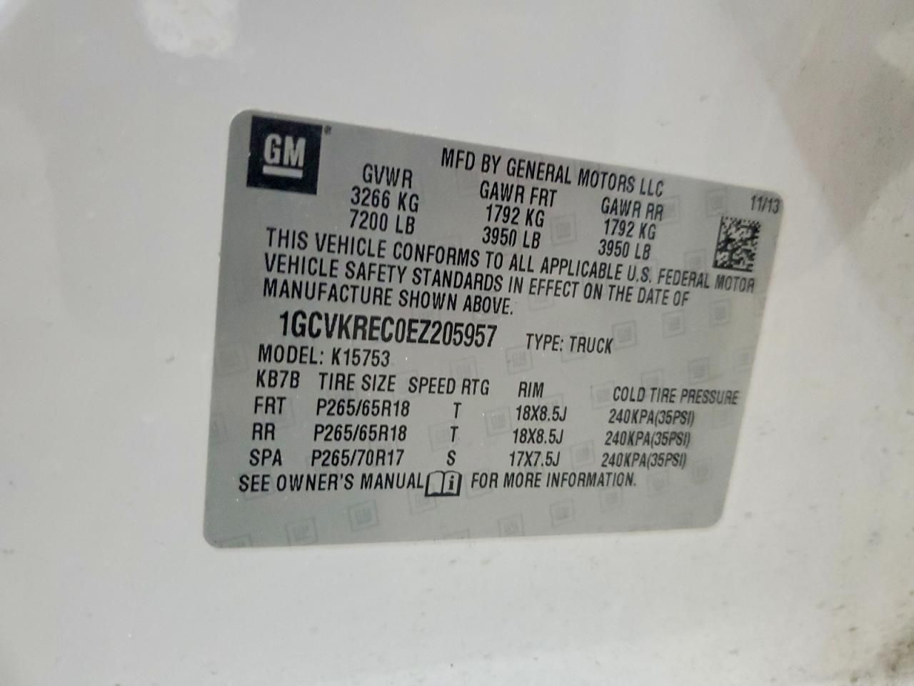 2014 Chevrolet Silverado K1500 LT