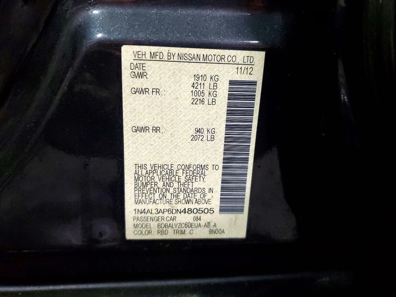 2013 Nissan Altima 2.5