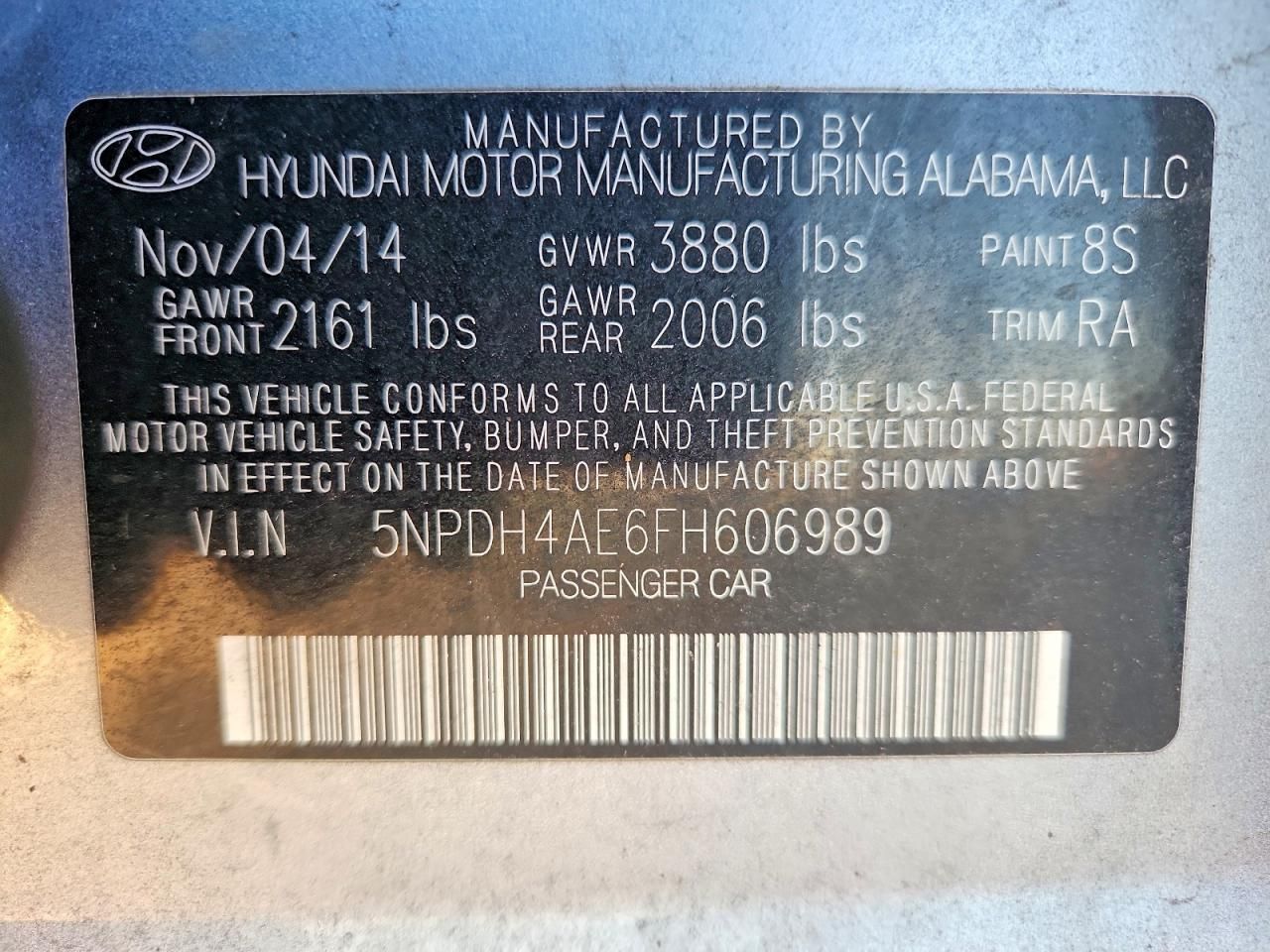 2015 Hyundai Elantra se