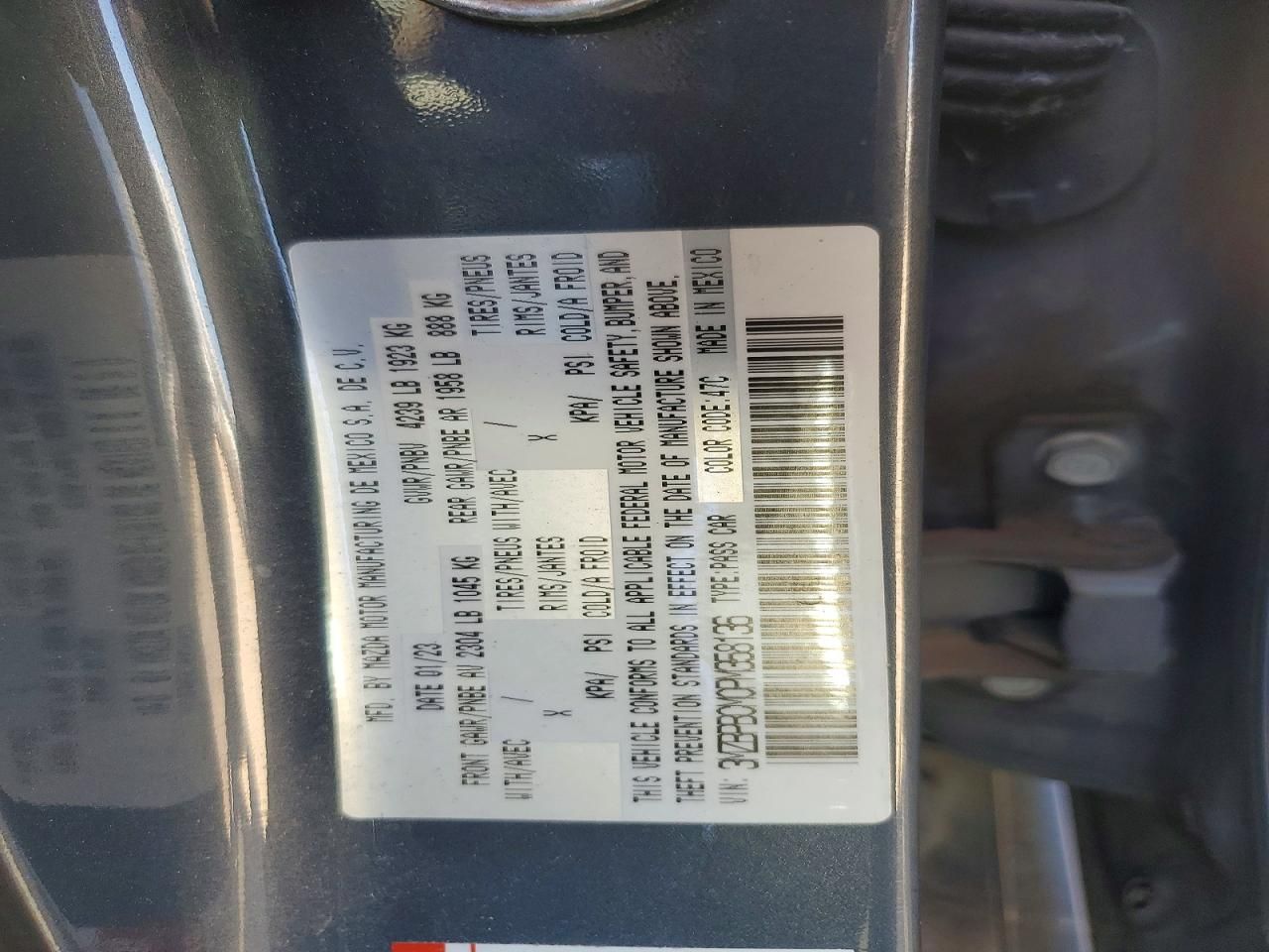 2023 Mazda 3 Preferred