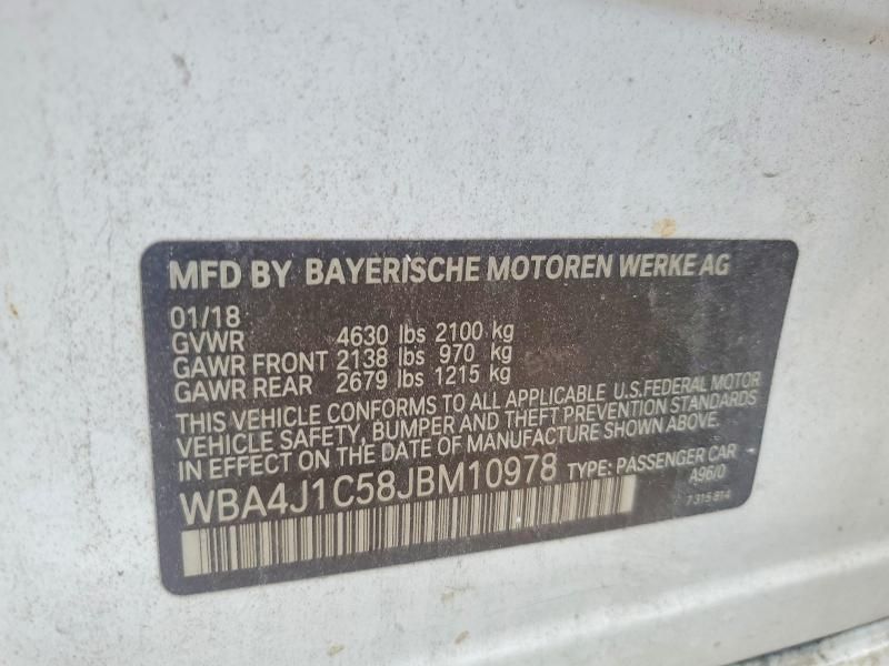 2018 BMW 430i Gran Coupe