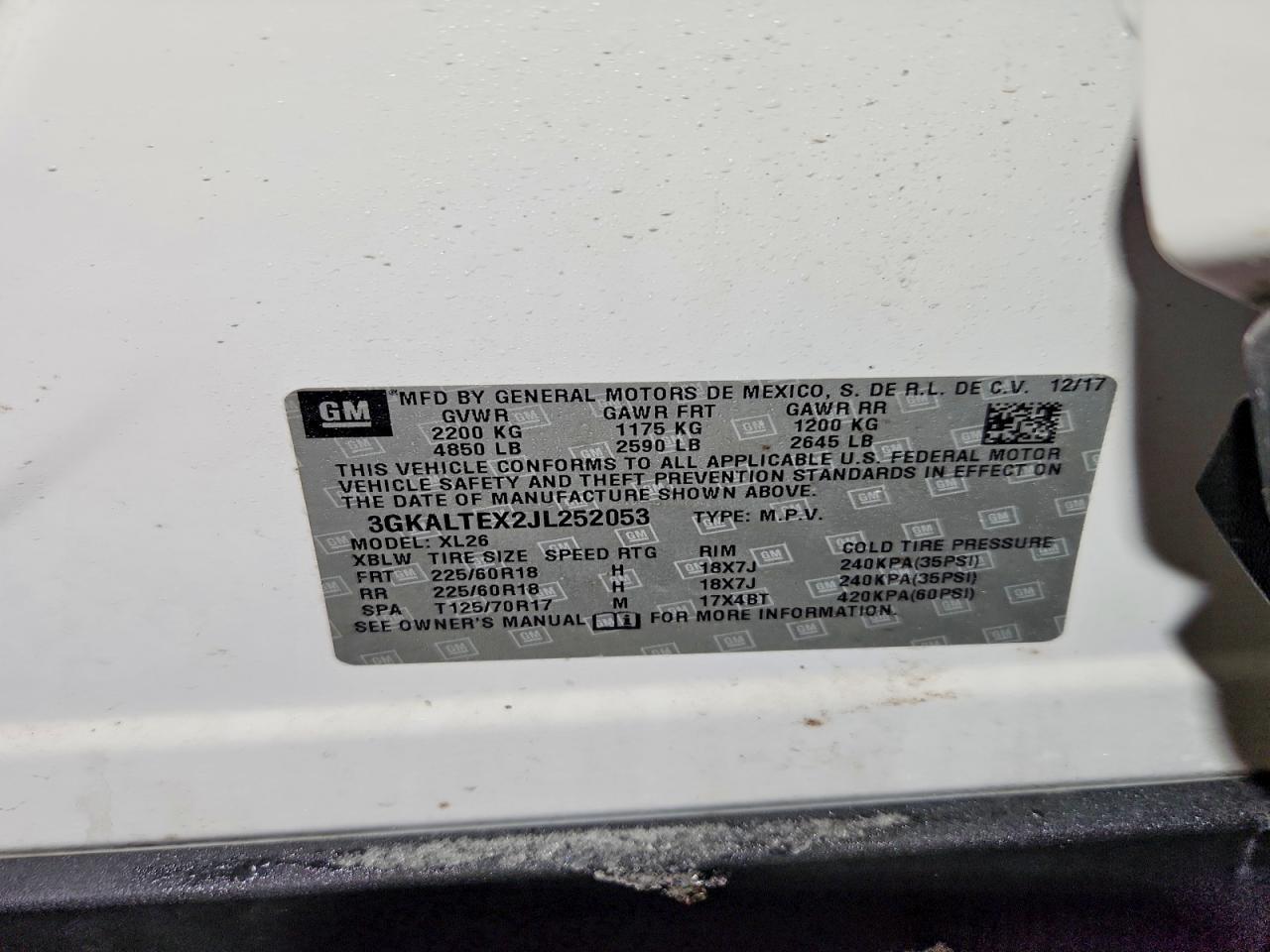 2018 GMC Terrain sle