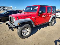 Salvage cars for sale from Copart Grand Prairie, TX: 2017 Jeep Wrangler Unlimited Sport