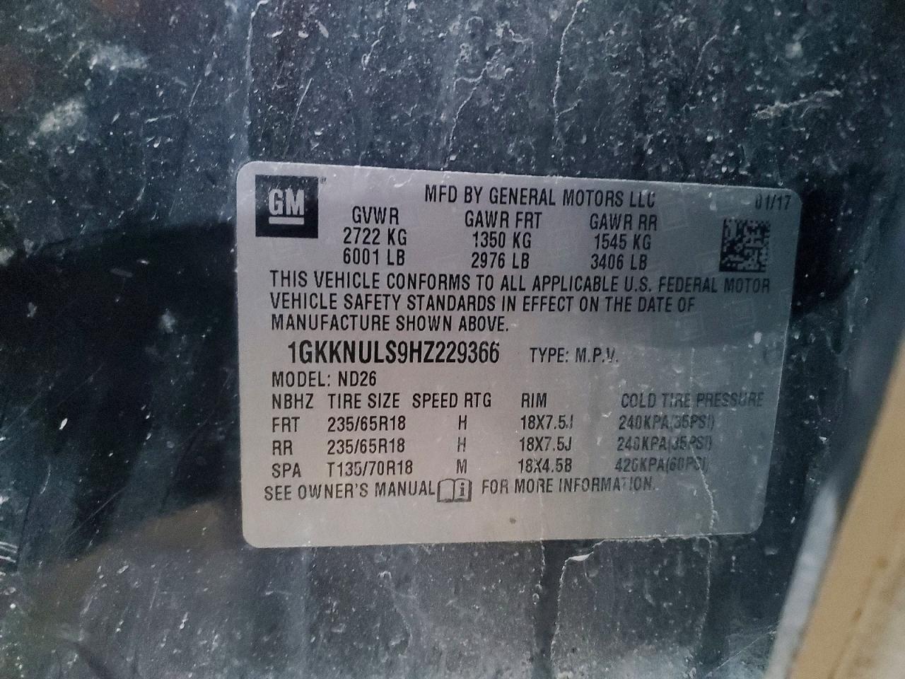 2017 GMC Acadia Slt-1