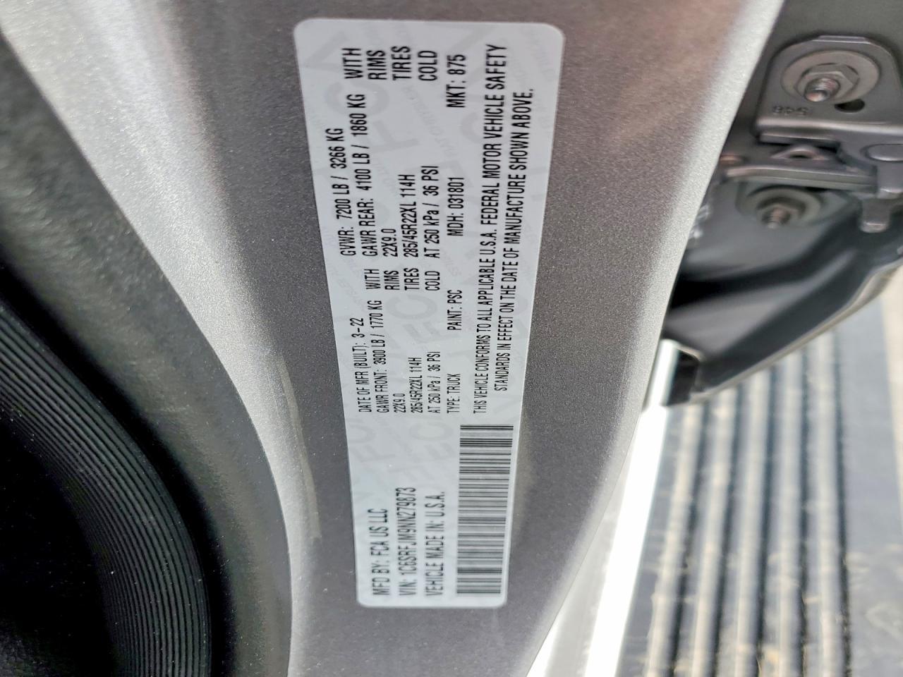 2022 Dodge 1500 Laramie
