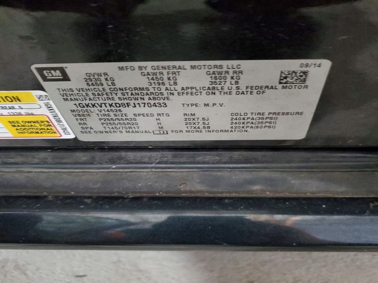 2015 GMC Acadia Denali