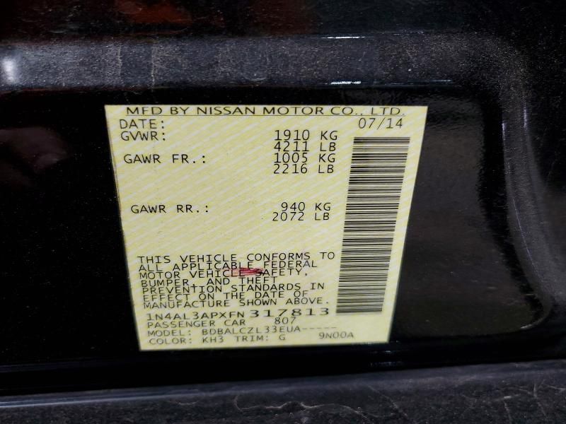 2015 Nissan Altima 2.5 s