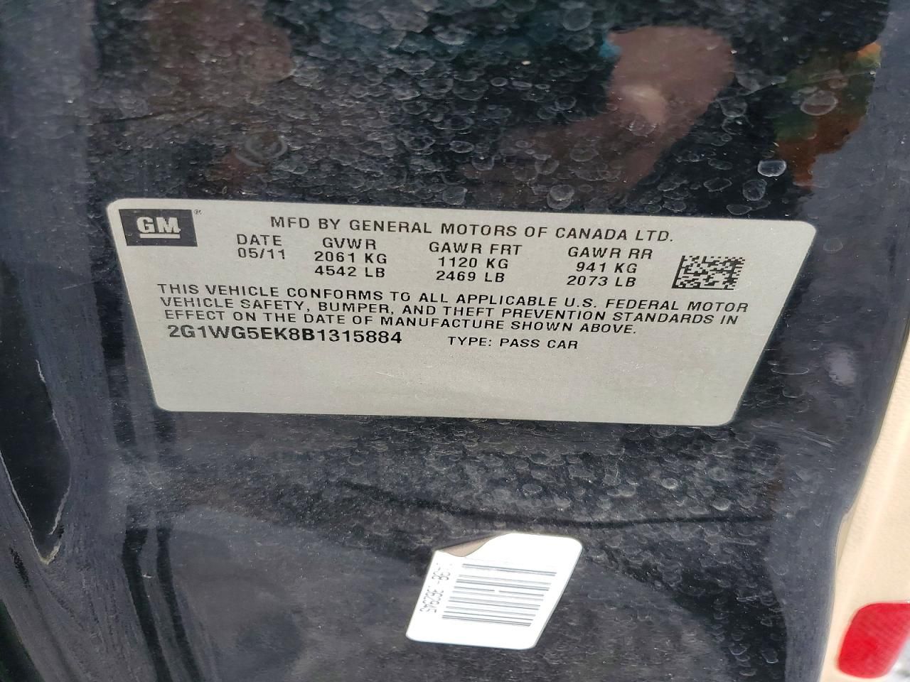 2011 Chevrolet Impala lt