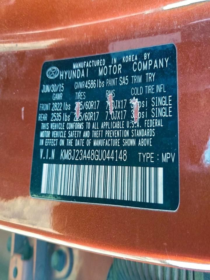 2016 Hyundai Tucson se