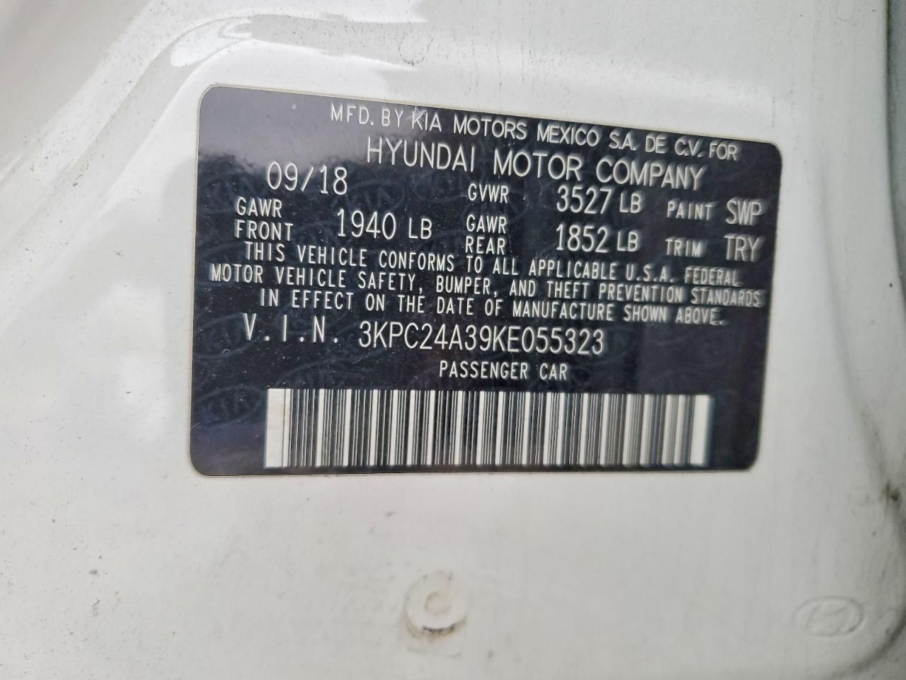 2019 Hyundai Accent se