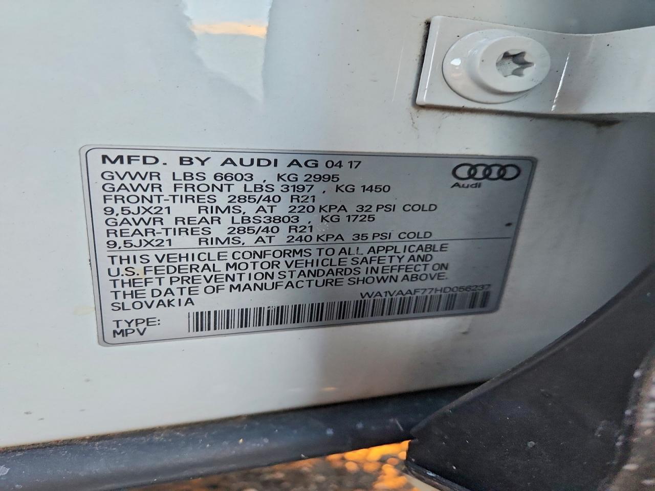 2017 Audi Q7