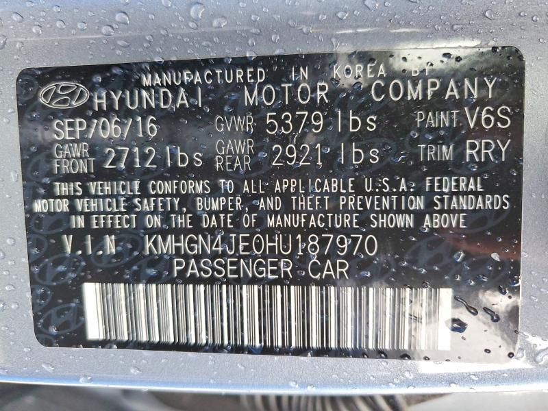 2017 Genesis G80 Base