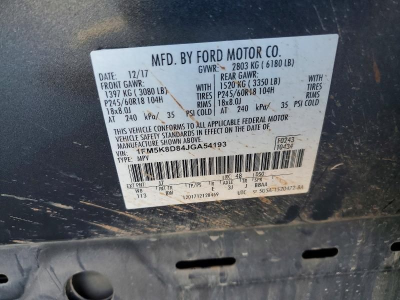 2018 Ford Explorer xlt