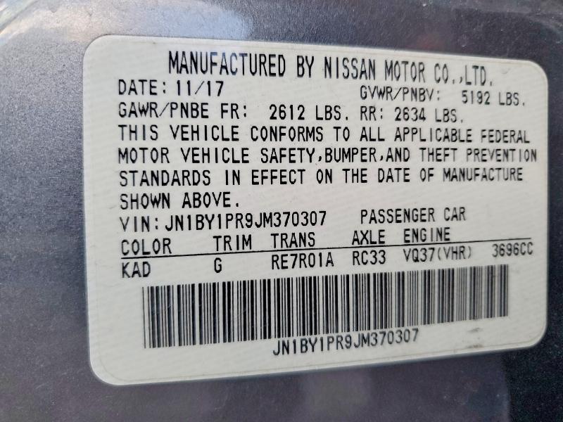 2018 Infiniti Q70l 3.7 Luxe