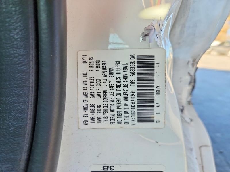 2014 Honda Accord Lx-s