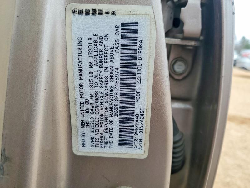 2001 Toyota Corolla ce