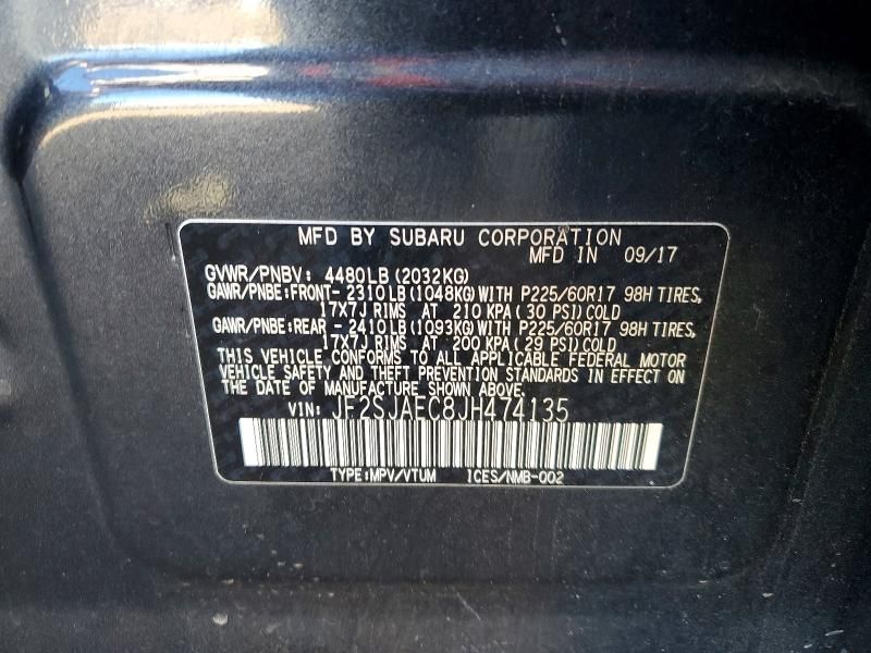 2018 Subaru Forester 2.5i Premium