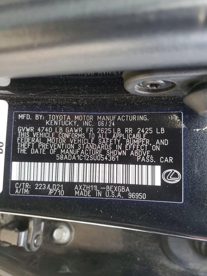 2025 Lexus Es 300h Base