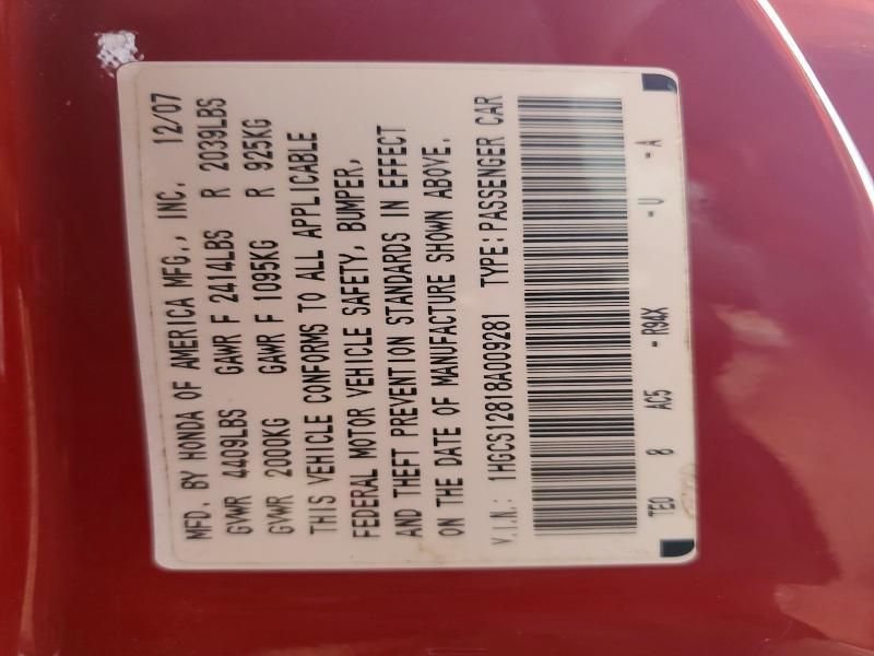 2008 Honda Accord exl