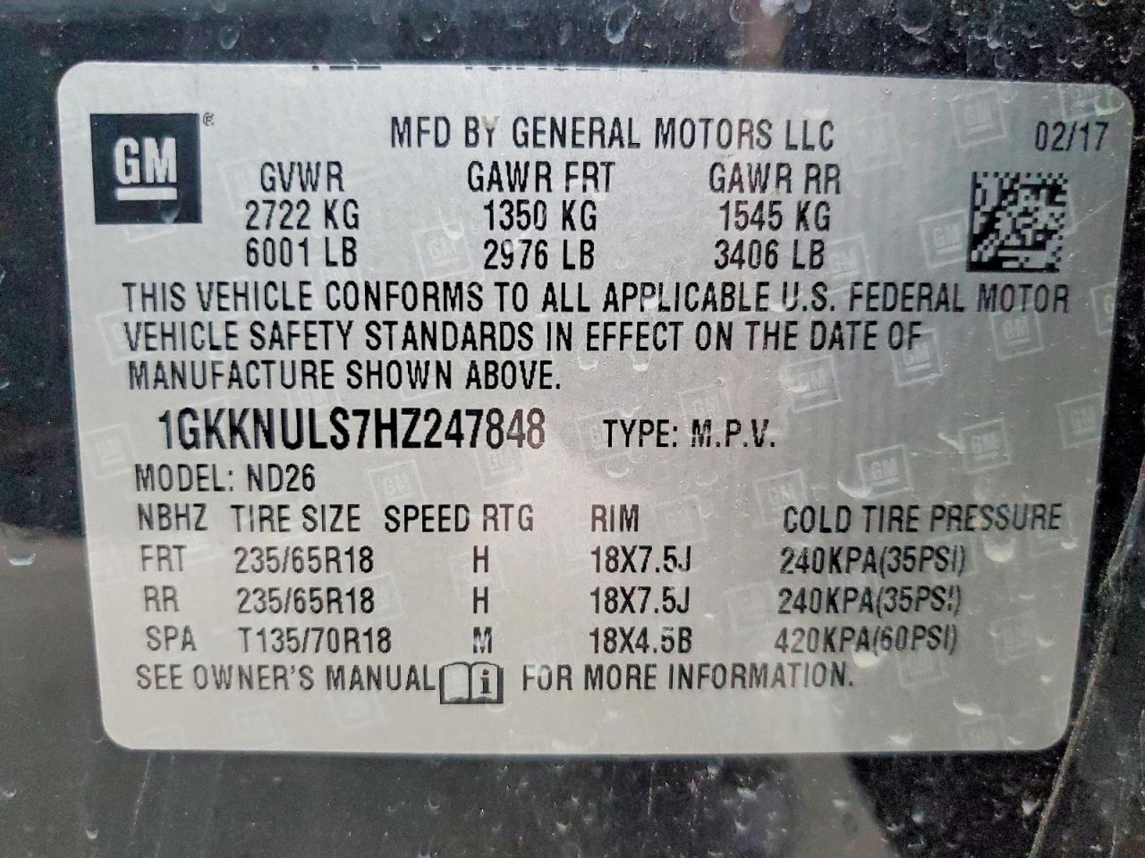 2017 GMC Acadia Slt-1