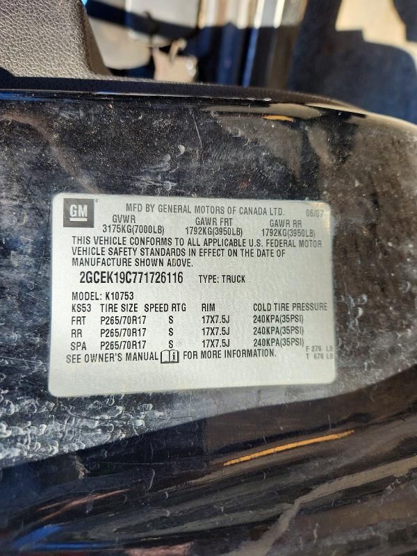 2007 Chevrolet Silverado K1500