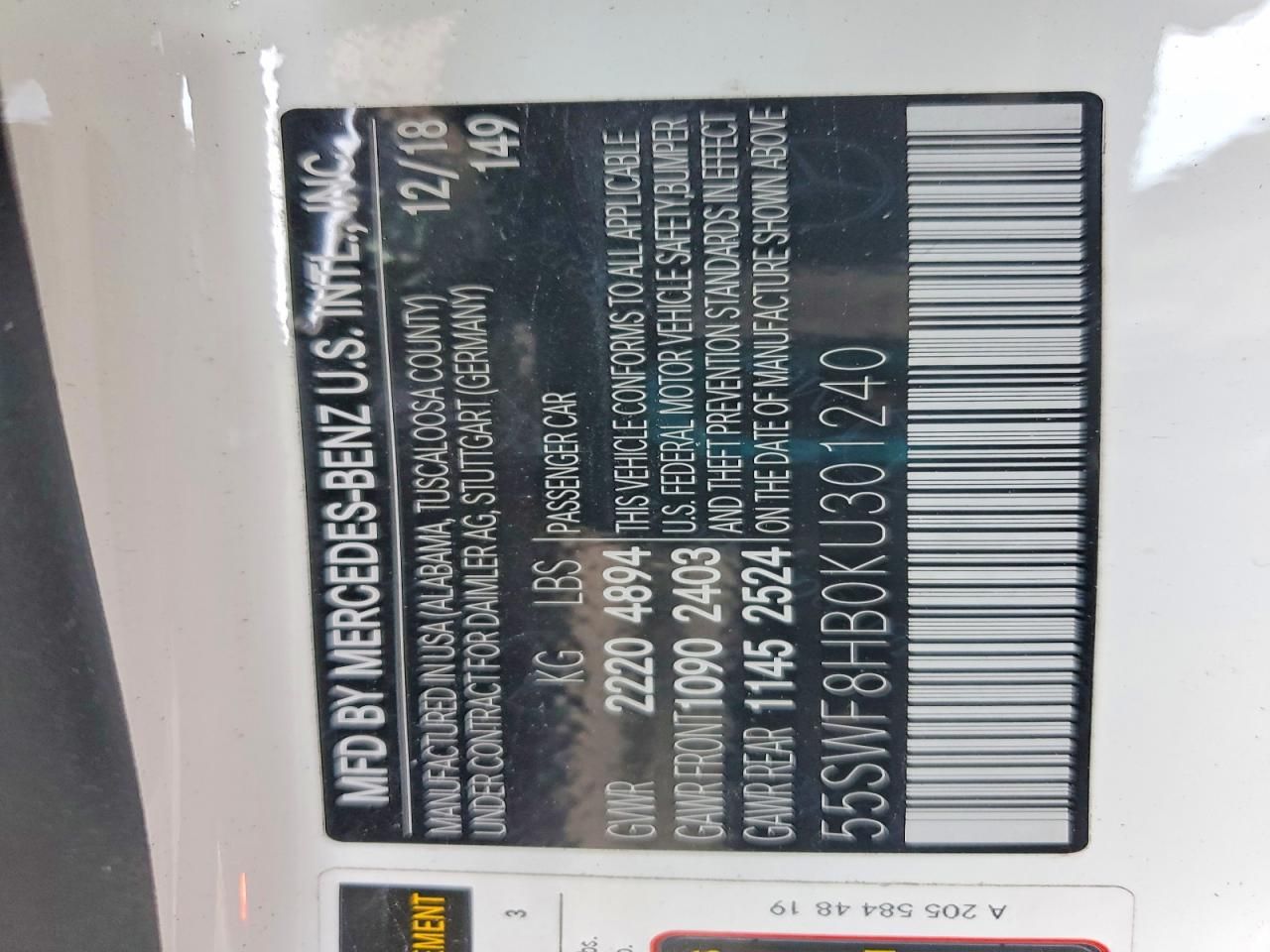 2019 Mercedes-Benz C 63 Amg-s