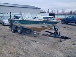 Salvage boats for sale at Chatham, VA auction: 1999 Ranger 1999 Land Boat